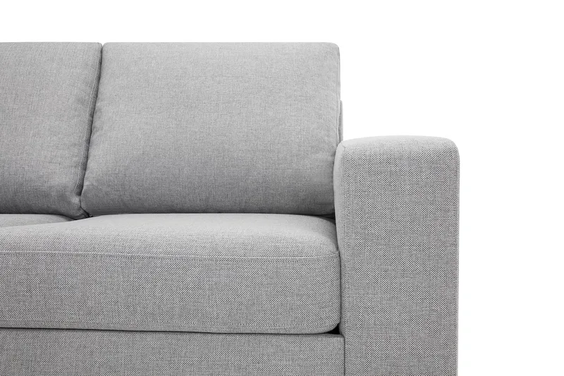 Crazy 5-sits Vänstervänd L-formad Schäslongsoffa i Tyg - Grå - Möbler - Soffa - Divansoffor & schäslongsoffa - 4 sits soffa med divan