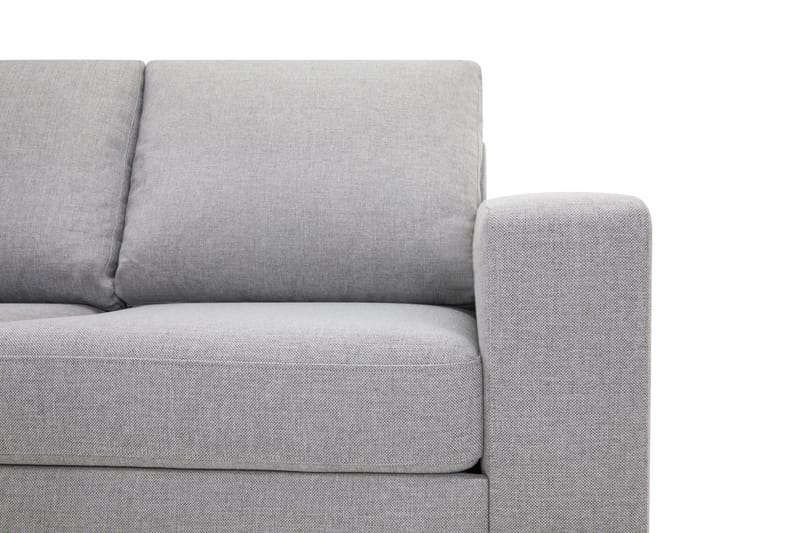 Crazy 5-sits Vänstervänd L-formad Schäslongsoffa i Tyg - Grå - Möbler - Soffa - Divansoffor & schäslongsoffa - 4 sits soffa med divan