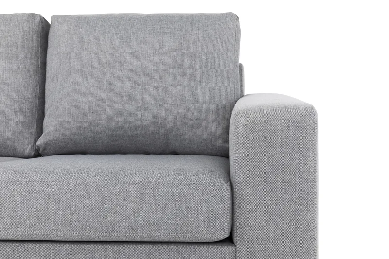 Crazy 5-sits Vänstervänd L-formad Schäslongsoffa i Tyg - Grå - Möbler - Soffa - Divansoffor & schäslongsoffa - 4 sits soffa med divan