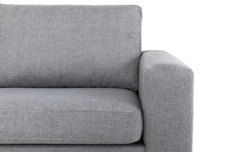 Crazy 5-sits Vänstervänd L-formad Schäslongsoffa i Tyg - Grå - Möbler - Soffa - Divansoffor & schäslongsoffa - 4 sits soffa med divan