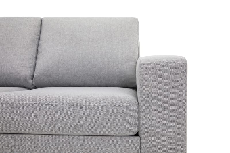 Crazy 5-sits Vänstervänd L-formad Schäslongsoffa i Tyg - Grå - Möbler - Soffa - Divansoffor & schäslongsoffa