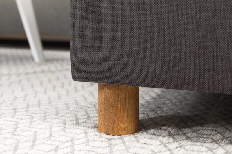 Crazy 5-sits Vänstervänd L-formad Schäslongsoffa i Tyg - Mörkgrå - Möbler - Soffa - Divansoffor & schäslongsoffa - 4 sits soffa med divan