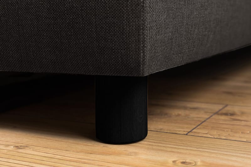 Crazy 5-sits Vänstervänd L-formad Schäslongsoffa i Tyg - Mörkgrå - Möbler - Soffa - Divansoffor & schäslongsoffa - 4 sits soffa med divan