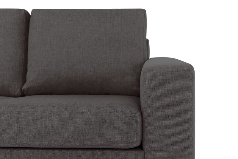 Crazy 5-sits Vänstervänd L-formad Schäslongsoffa i Tyg - Mörkgrå - Möbler - Soffa - Divansoffor & schäslongsoffa - 4 sits soffa med divan