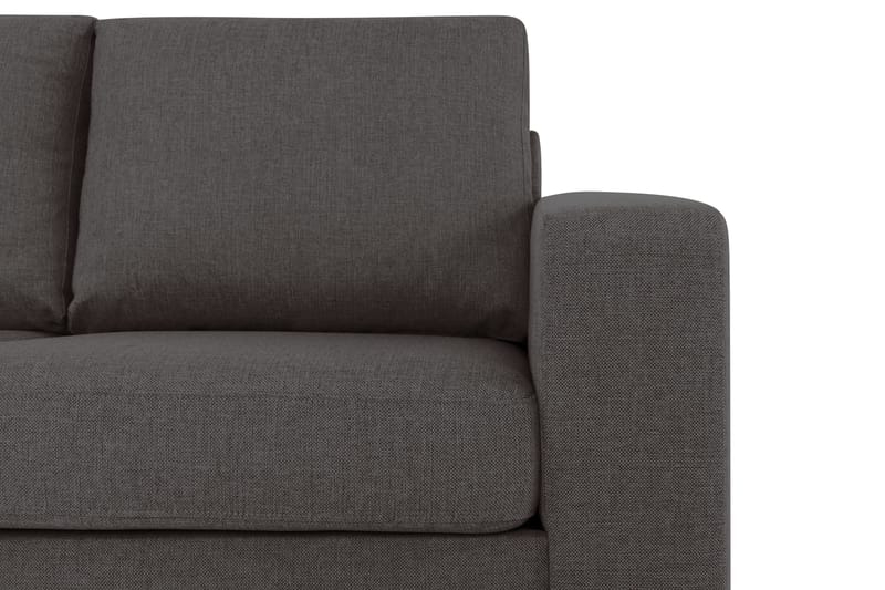 Crazy 5-sits Vänstervänd L-formad Schäslongsoffa i Tyg - Mörkgrå - Möbler - Soffa - Divansoffor & schäslongsoffa - 4 sits soffa med divan