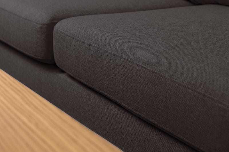 Crazy 5-sits Vänstervänd L-formad Schäslongsoffa i Tyg - Mörkgrå - Möbler - Soffa - Divansoffor & schäslongsoffa - 4 sits soffa med divan