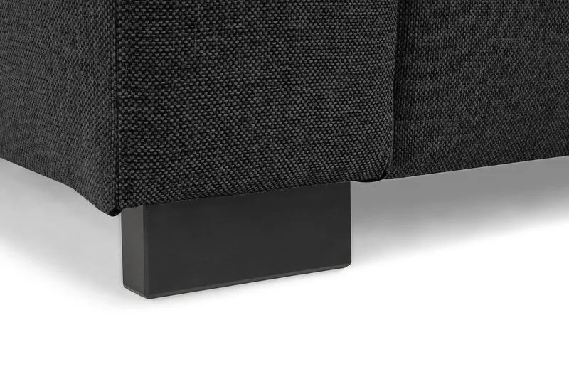 Crazy 5-sits Vänstervänd L-formad Schäslongsoffa i Tyg - Mörkgrå - Möbler - Soffa - Divansoffor & schäslongsoffa - 4 sits soffa med divan