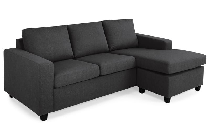 Crazy Divansoffa 3-sits Vändbar - Antracit - Möbler - Soffa - Divansoffor & schäslongsoffa