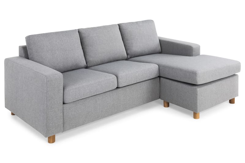 Crazy Divansoffa 3-sits Vändbar - Ljusgrå - Möbler - Soffa - Divansoffor & schäslongsoffa