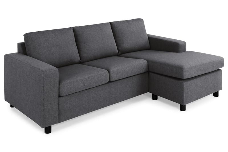 Crazy Divansoffa 3-sits Vändbar - Mörkgrå - Möbler - Soffa - Divansoffor & schäslongsoffa