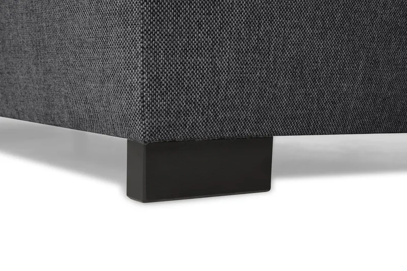 Crazy Limited Edition 4-sits Högervänd L-formad Schäslongsoffa i Tyg - Mörkgrå - Möbler - Soffa - Divansoffor & schäslongsoffa