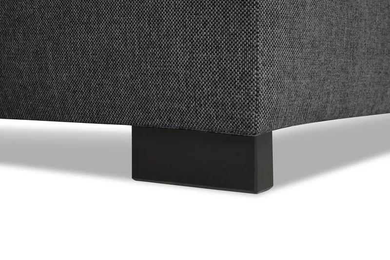 Crazy Limited Edition 4-sits Vänstervänd L-formad Schäslongsoffa i Tyg - Mörkgrå - Möbler - Soffa - Divansoffor & schäslongsoffa