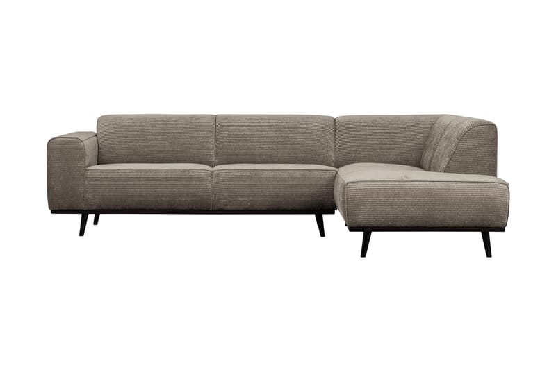 Deansh 3-Sits Soffa med Schäslong Höger - Mörkbeige - Möbler - Soffa - Divansoffor & schäslongsoffa