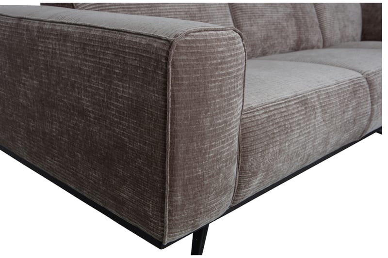 Deansh 3-Sits Soffa med Schäslong Höger - Taupe - Möbler - Soffa - Divansoffor & schäslongsoffa