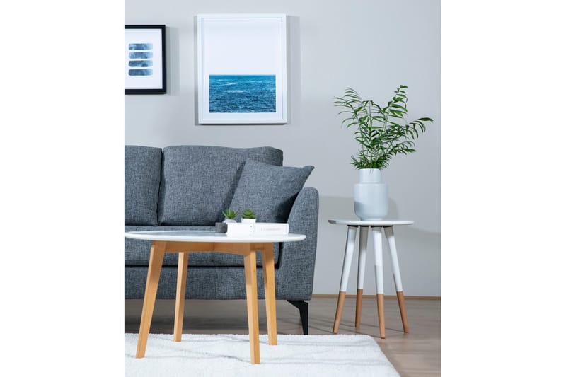 Destinye Hörnsoffa med Divan Vänster - Grå - Möbler - Soffa - Divansoffor & schäslongsoffa