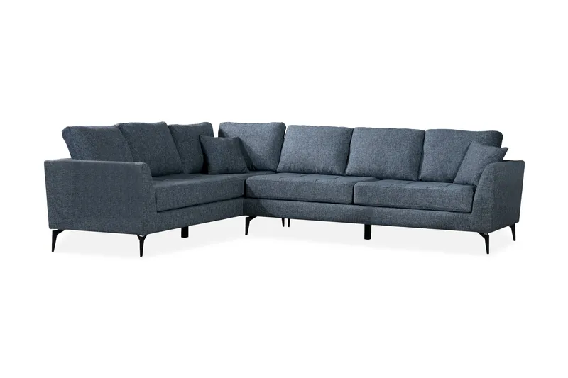 Destinye Hörnsoffa med Divan Vänster, Grå