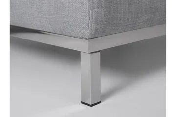 Dugard 3-sits Djup L-formad Hörnsoffa med Divan i Tyg - Grå - Möbler - Soffa - Divansoffor & schäslongsoffa