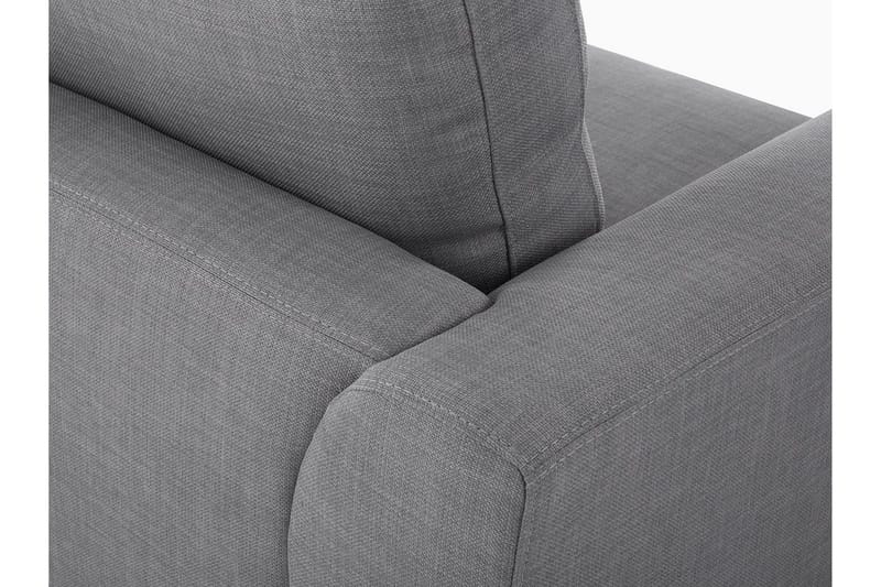 Dugard 3-sits Djup L-formad Hörnsoffa med Divan i Tyg - Grå - Möbler - Soffa - Divansoffor & schäslongsoffa