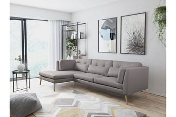 Dunmyre Hörnsoffa Vänster - Grå - Möbler - Soffa - Divansoffor & schäslongsoffa