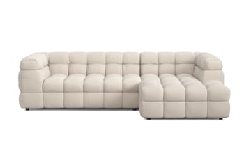 Elise 4-sits Bubblig Soffa med Divan Höger