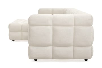 Elise 4-sits Bubblig Soffa med Divan Vänster - Beige - Möbler - Soffa - Divansoffor & schäslongsoffa