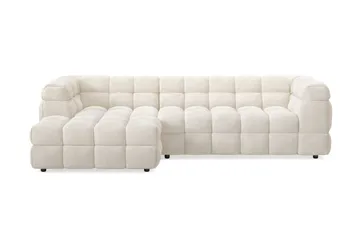 Elise 4-sits Bubblig Soffa med Divan Vänster - Beige - Möbler - Soffa - Divansoffor & schäslongsoffa