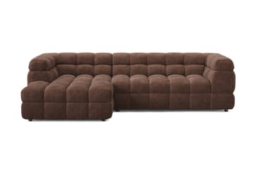 Elise 4-sits Bubblig Soffa med Divan Vänster