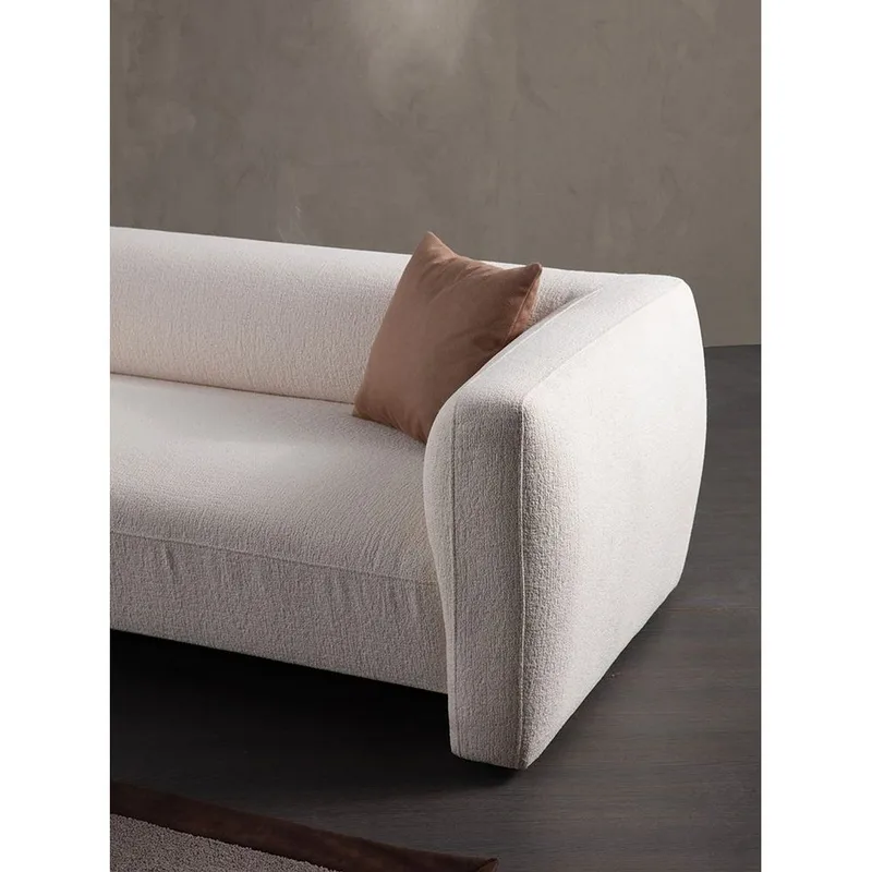 Elvaris 4-sits Soffa med Divan - Vit - Möbler - Soffa - Divansoffor & schäslongsoffa