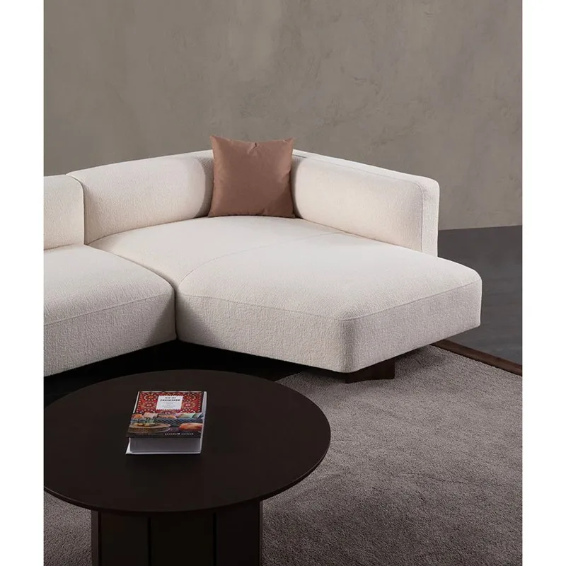 Elvaris 4-sits Soffa med Divan - Vit - Möbler - Soffa - Divansoffor & schäslongsoffa