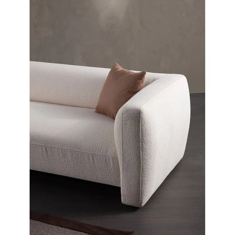 Elvaris 4-sits Soffa med Divan - Vit - Möbler - Soffa - Divansoffor & schäslongsoffa