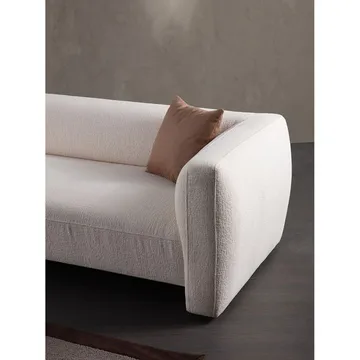 Elvaris 4-sits Soffa med Divan - Vit - Möbler - Soffa - Divansoffor & schäslongsoffa