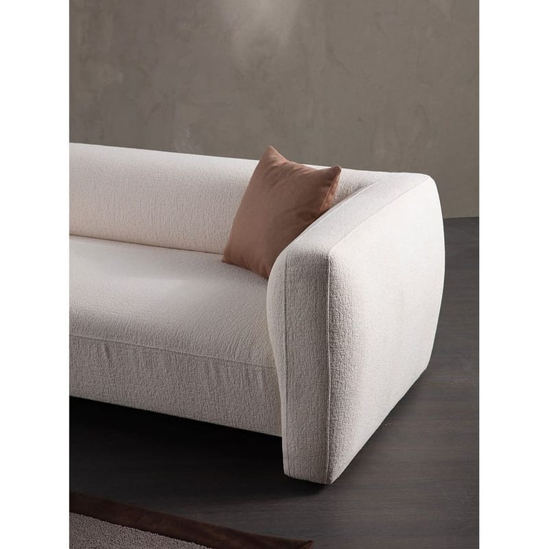 Elvaris 4-sits Soffa med Divan - Vit - Möbler - Soffa - Divansoffor & schäslongsoffa