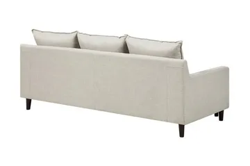 Elvenes 3-sits Höger L-formad Divansoffa 206 cm med Förvaring i Tyg - Beige - Möbler - Soffa - Divansoffor & schäslongsoffa