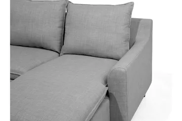 Elvenes Hörnsoffa 206 cm - Grå - Möbler - Soffa - Divansoffor & schäslongsoffa