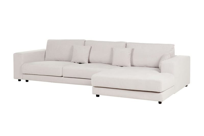 Ersi Hörnsoffa 4-sits - Vit/Svart - Möbler - Soffa - Divansoffor & schäslongsoffa