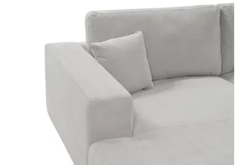 Ersi Soffa med Divan 3-sits - Grå/Svart - Möbler - Soffa - Divansoffor & schäslongsoffa