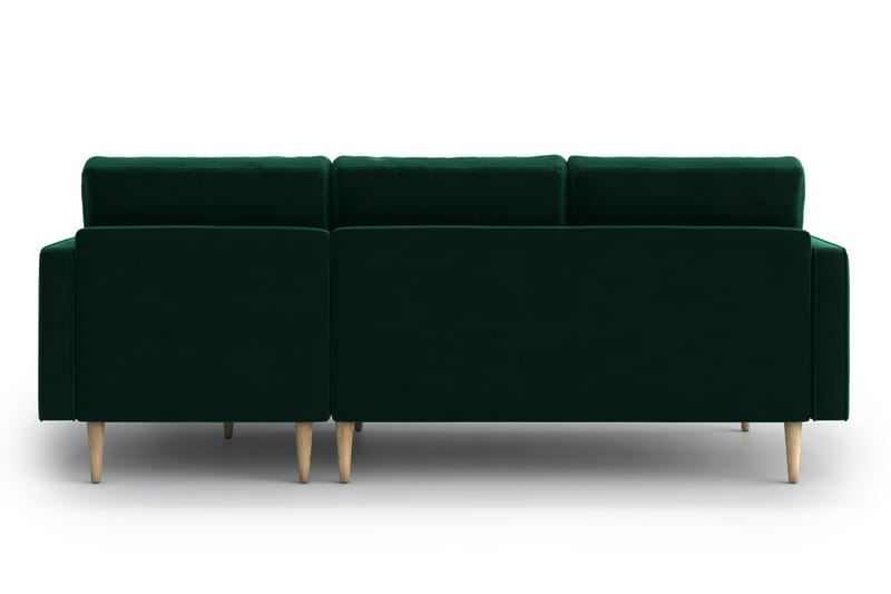 Esmeralde 4-sits Divansoffa - Grön - Divansoffor & schäslongsoffa - 4 sits soffa med divan