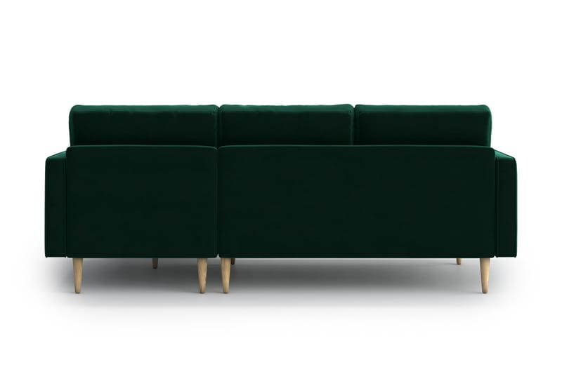 Esmeralde 4-sits Divansoffa - Mörkgrön - Divansoffor & schäslongsoffa - 4 sits soffa med divan