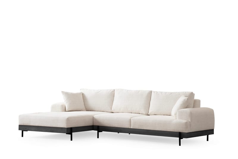 Eti Hörnsoffa 3-sits - Vit - Möbler - Soffa - Divansoffor & schäslongsoffa - 4 sits soffa med divan