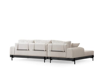 Eti Hörnsoffa 3-sits - Vit - Möbler - Soffa - Divansoffor & schäslongsoffa - 4 sits soffa med divan