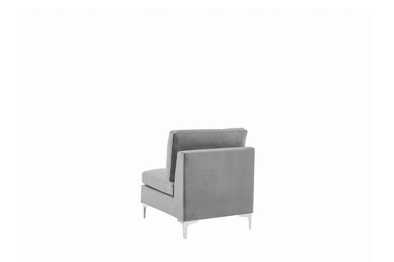 Evja 6-sits Divansoffa - Sammet/Grå - Möbler - Soffa - Divansoffor & schäslongsoffa