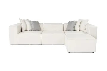 Fahmida Soffa med Divan 3-sits - Ecru - Möbler - Soffa - Divansoffor & schäslongsoffa