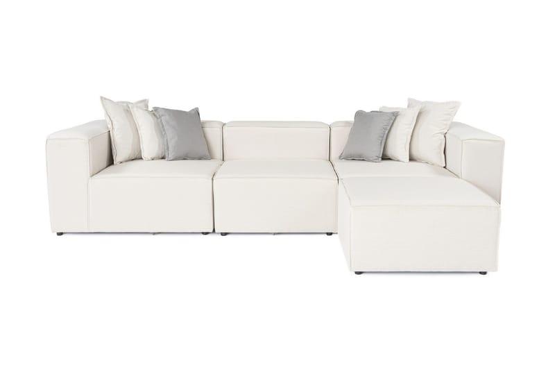 Fahmida Soffa med Divan 3-sits, Ecru