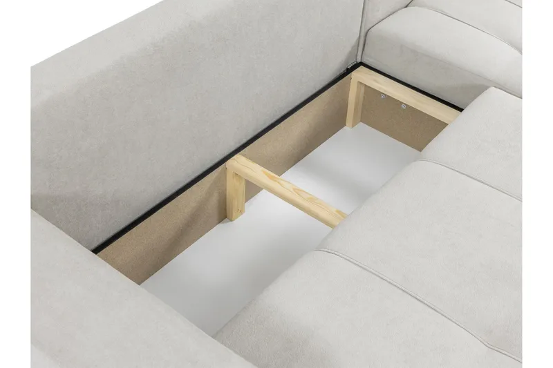 Flo Bäddsoffa med Divan 3-sits - Beige - Möbler - Soffa - Bäddsoffa - Bäddsoffa divan