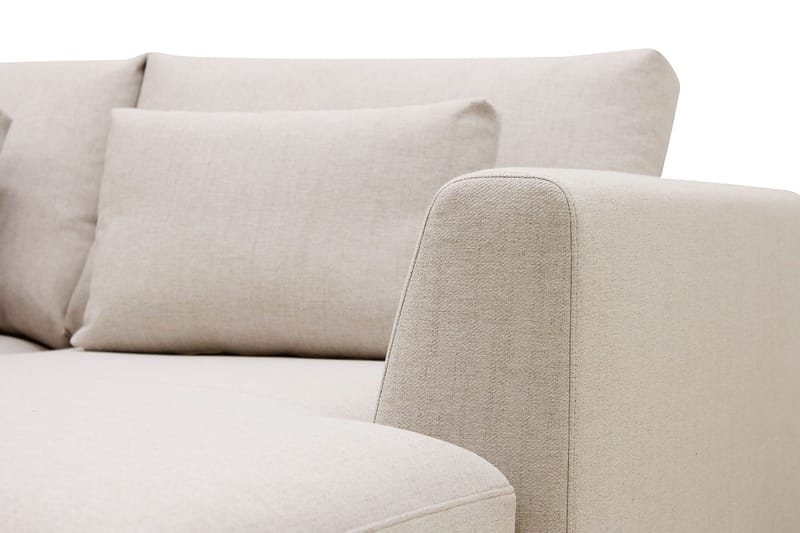 Florenz 3-sits Högervänd L-formad Divansoffa i Tyg - Beige - Möbler - Soffa - Divansoffor & schäslongsoffa - 3 sits soffa med divan