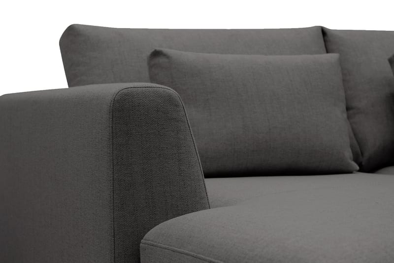 Florenz 3-sits Vänstervänd L-formad Divansoffa i Tyg - Mörkgrå - Möbler - Soffa - Divansoffor & schäslongsoffa - 3 sits soffa med divan