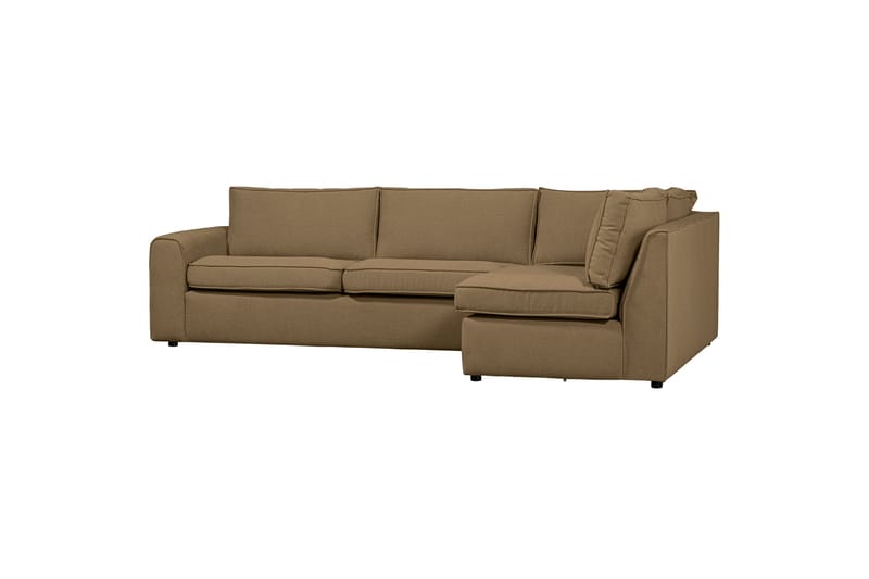 Freek Soffa med Schäslong 3-sits - Ljusbrun - Divansoffor & schäslongsoffa - 3 sits soffa med divan