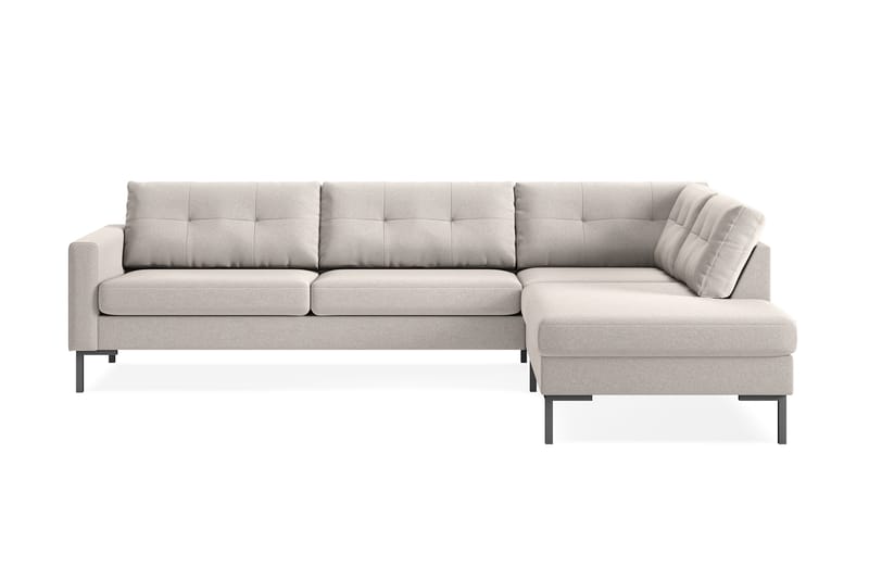 Frillestad 4-sits Högervänd L-formad Schäslongsoffa i Tyg - Beige - Möbler - Soffa - Divansoffor & schäslongsoffa