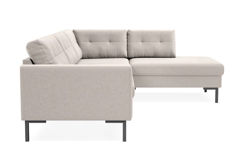 Frillestad 4-sits Högervänd L-formad Schäslongsoffa i Tyg - Beige - Möbler - Soffa - Divansoffor & schäslongsoffa