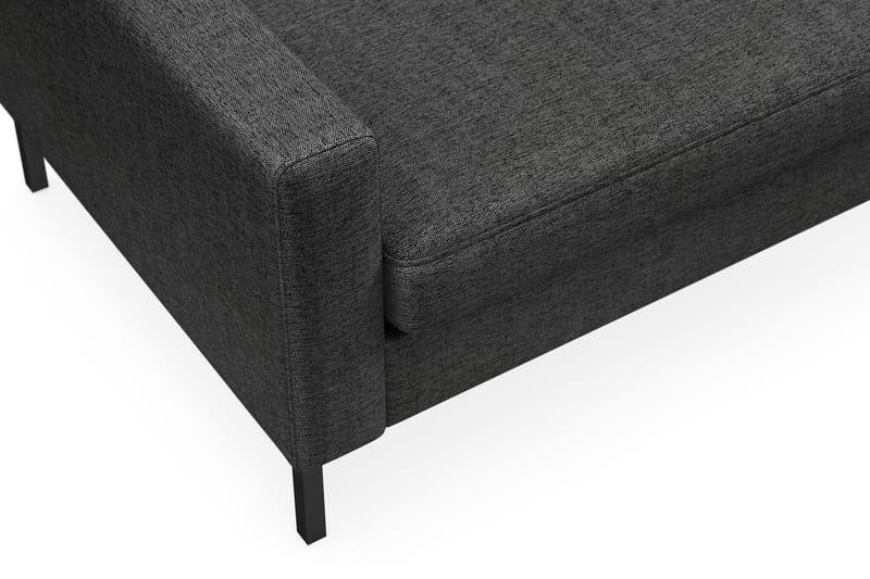 Frillestad 4-sits Högervänd L-formad Schäslongsoffa i Tyg - Mörkgrå - Möbler - Soffa - Divansoffor & schäslongsoffa